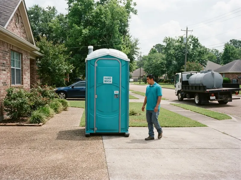 Flushable Restrooms with Integrated Sinks in Morgan City, LA