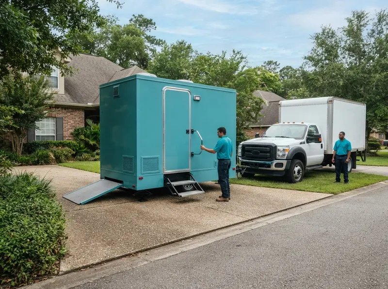 Luxury Restroom Trailers in Morgan City, LA